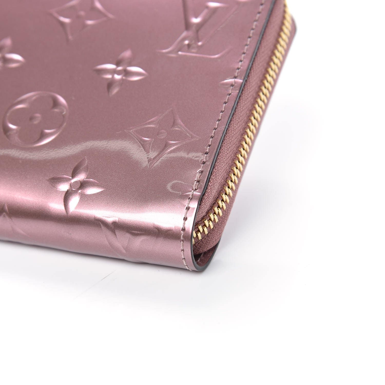 Louis Vuitton Vernis Zippy Wallet Metallic Pale Pink 9 of 9