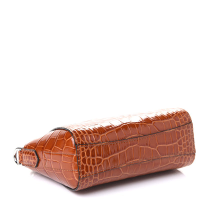 Givenchy Calfskin Crocodile Embossed Nano Antigona Tan 6 of 8