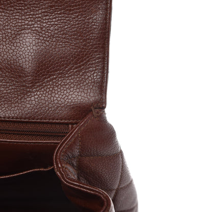 Chanel Caviar Quilted Jumbo Kelly Flap Brown 8 of 17