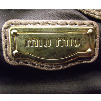 Miu Miu Nappa Chevron Grommet Tote 7 of 9