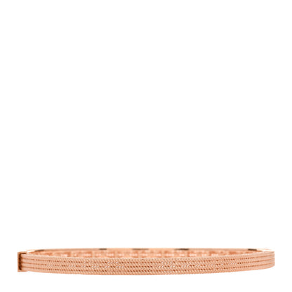 Roberto Coin 18K Rose Gold Symphony Barocco Oval Bangle Bracelet 2 of 3
