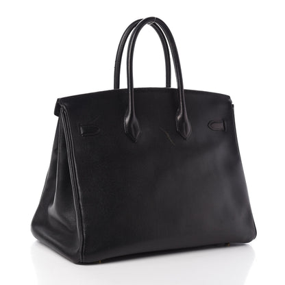 Hermes Courchevel Birkin 35 Black 3 of 10