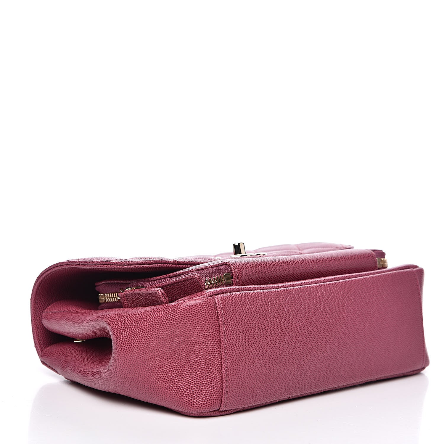 Chanel Caviar Quilted Small Business Affinity Flap Dark Pink 4 of 12