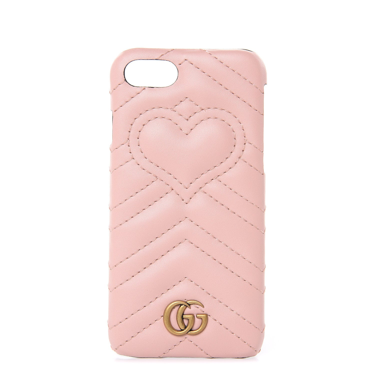 Gucci Calfskin Matelasse Marmont iPhone 7 Case Pink 1 of 6