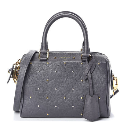 Louis Vuitton Empreinte Studded Speedy Bandouliere 20 Gris Silver 1 of 8