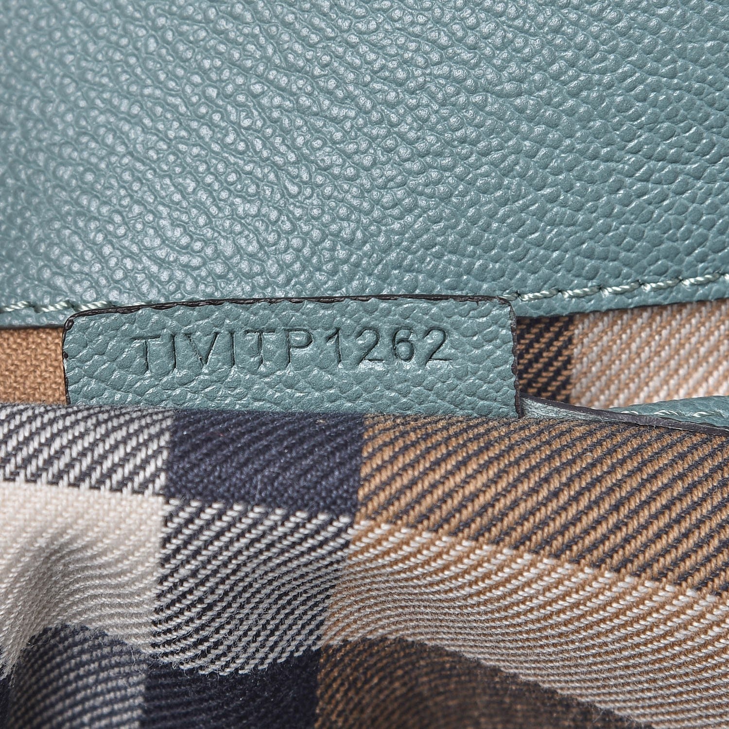 Burberry Soft Grain Calfskin Medium Buckle Tote Celadon Blue 9 of 9