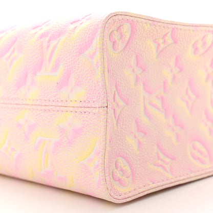 Louis Vuitton Empreinte Monogram Summer Stardust Onthego PM Pink 9 of 13