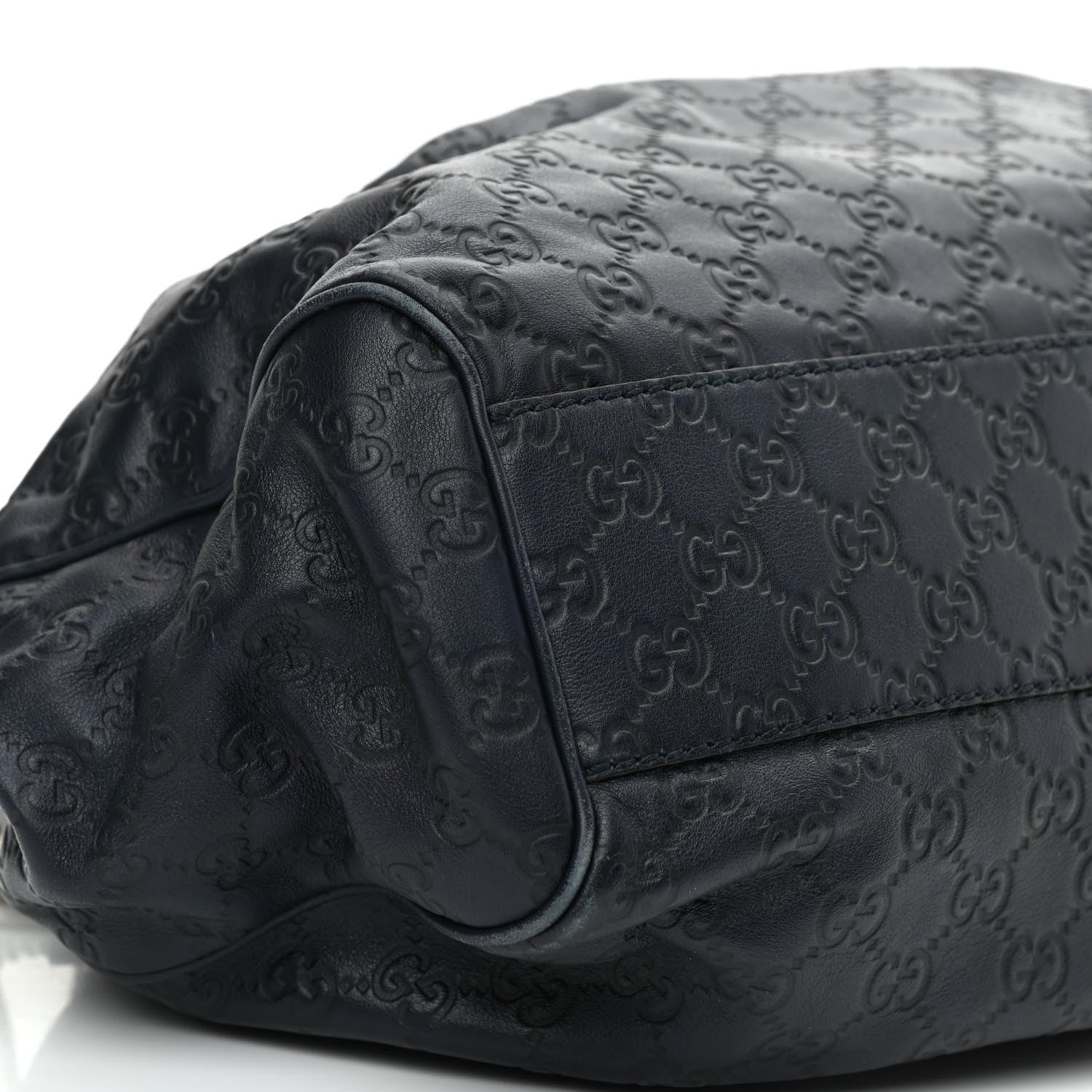 Gucci Guccissima Medium Sukey Tote Blue 8 of 9