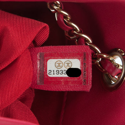 Chanel Lambskin Quilted Large In Seoul Backpack Red 7 of 7
