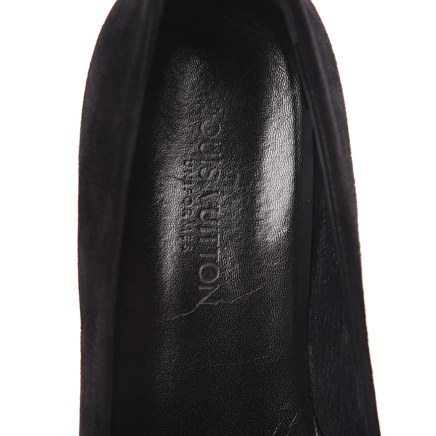 Louis Vuitton Suede Monogram Uniformes Ballet Flats 36.5 Black 9 of 11