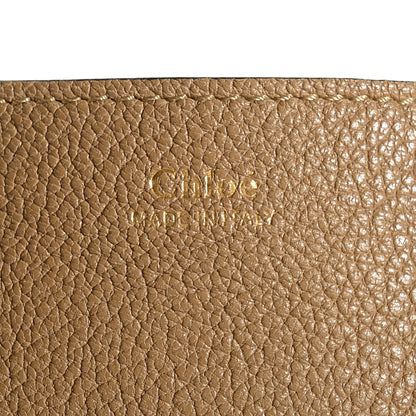 Chloe Grained Calfskin Medium Drew Shoulder Bag Chesnut Cream 8 of 8
