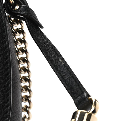 Gucci Pebbled Calfskin Medium Soho Flap Crossbody Black 11 of 13