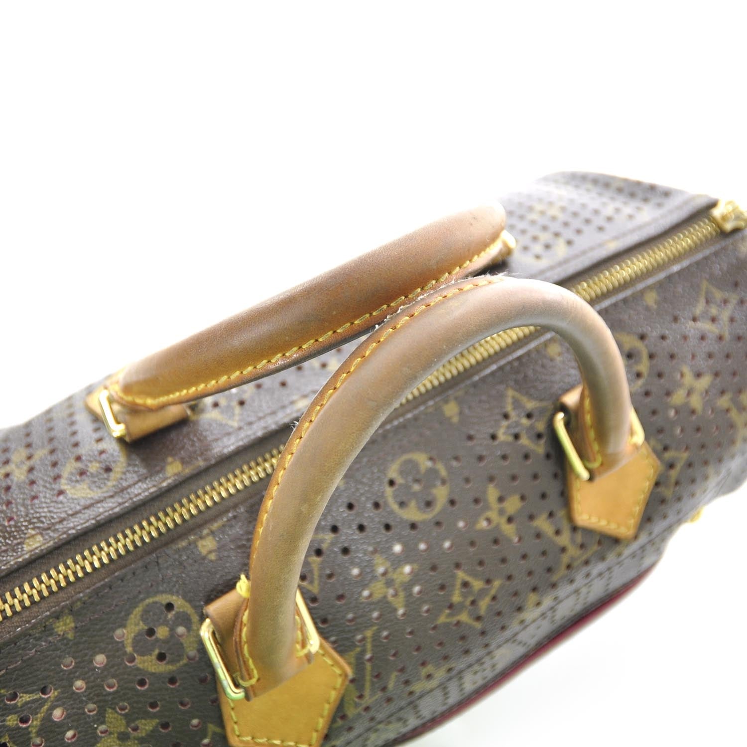 Louis Vuitton Monogram Perforated Speedy 30 Fuchsia 6 of 8