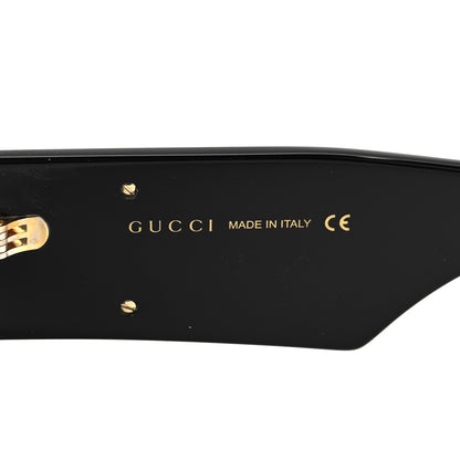 Gucci Acetate Square Frame Sunglasses GG0956S Black 6 of 8