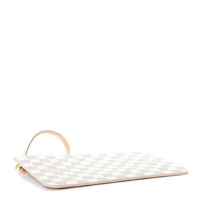 Louis Vuitton Damier Azur Neverfull MM GM Pochette Rose Ballerine 4 of 8