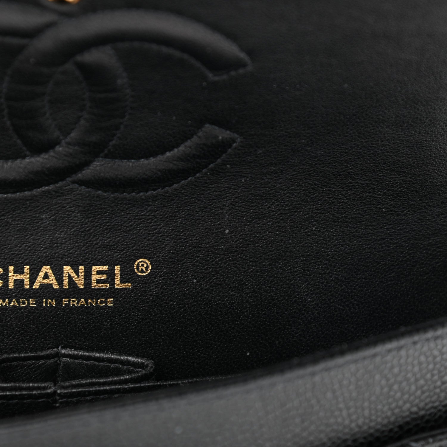 Chanel Caviar Quilted Medium Double Flap Black 11 of 15