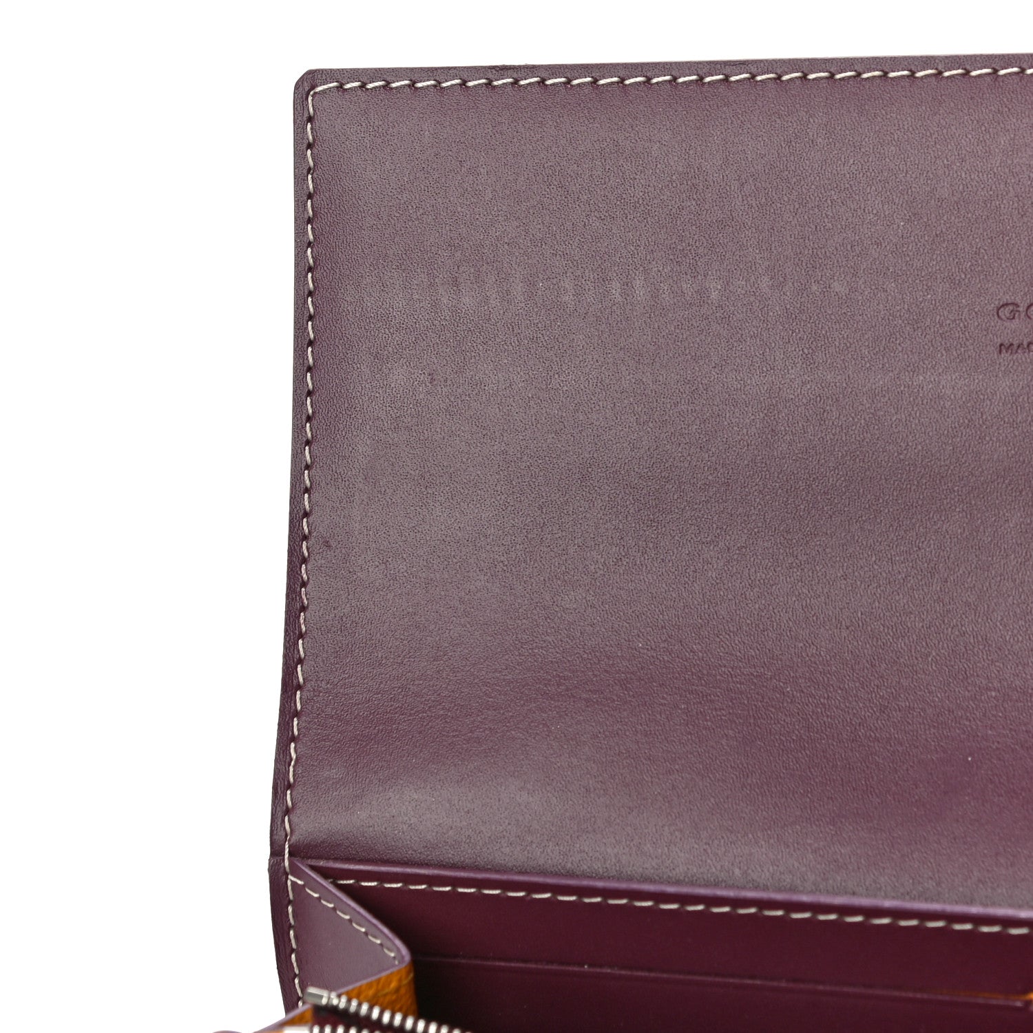 Goyard Goyardine Varenne Long Wallet Burgundy 11 of 11