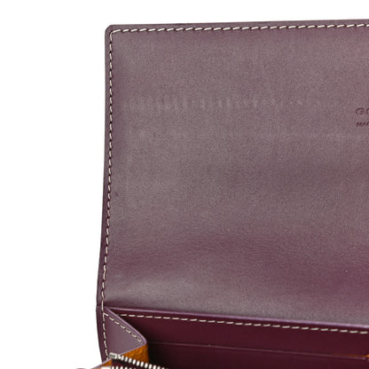 Goyard Goyardine Varenne Long Wallet Burgundy 11 of 11