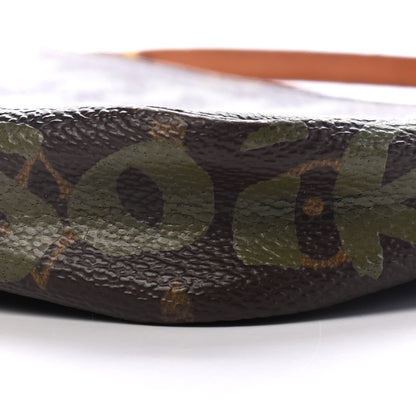 Louis Vuitton Monogram Graffiti Pochette Accessories Kaki 9 of 9