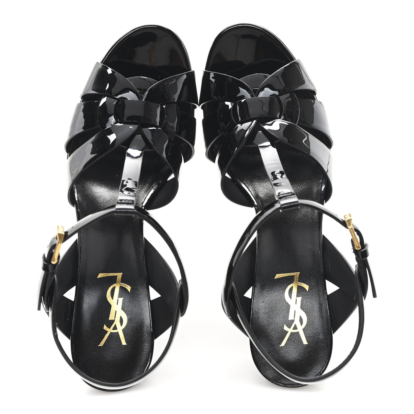 Patent Tribute 75 Platform Sandals 38.5 Black