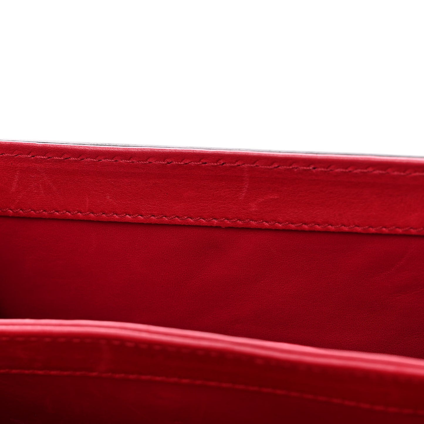 Calfskin Small 1973 Shoulder Flap Bag Hibiscus Red