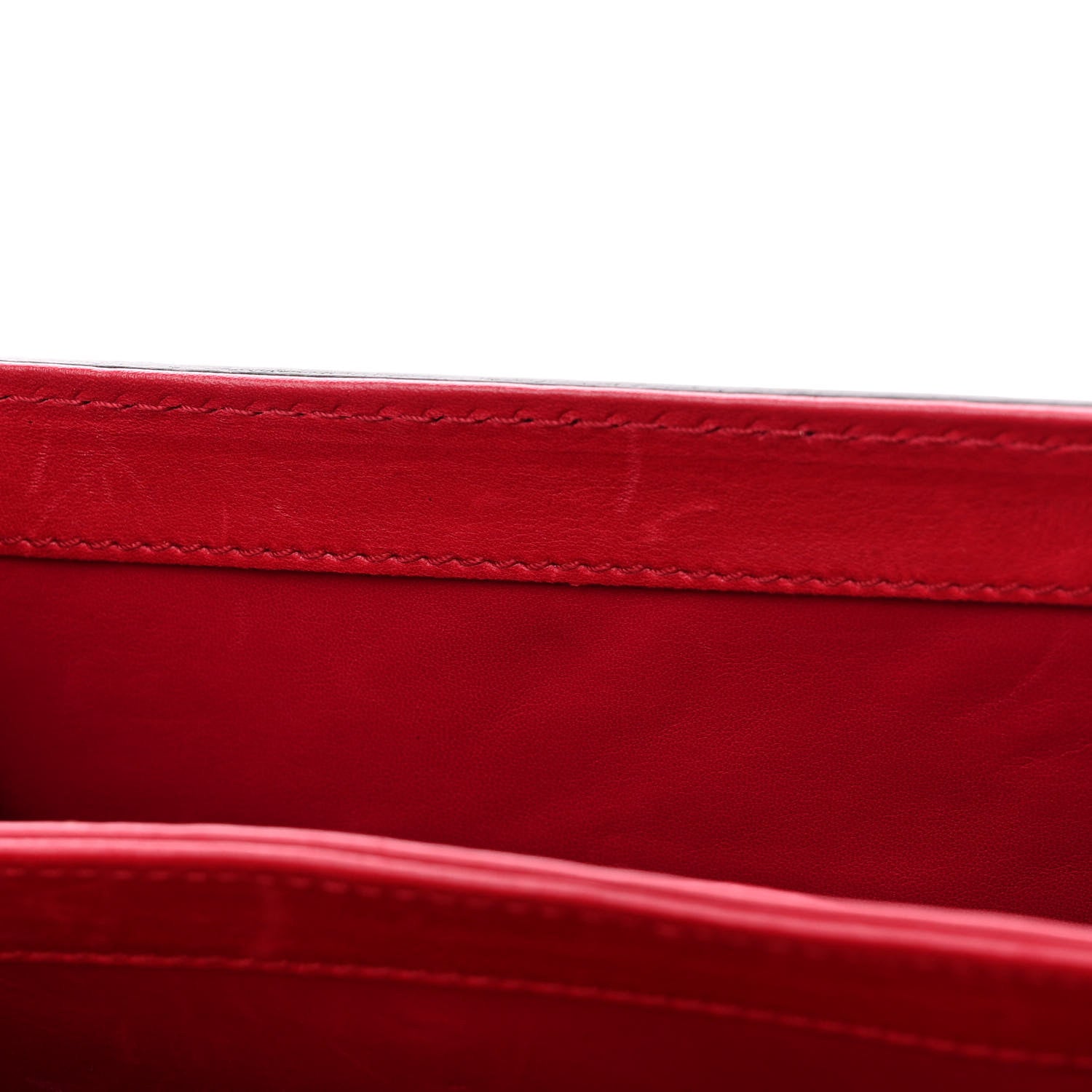 Gucci Calfskin Small 1973 Shoulder Flap Bag Hibiscus Red 14 of 19
