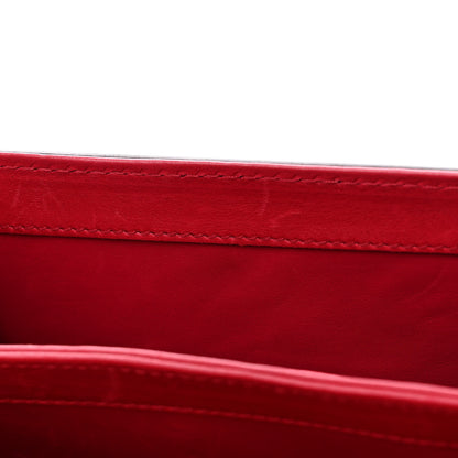 Gucci Calfskin Small 1973 Shoulder Flap Bag Hibiscus Red 14 of 19