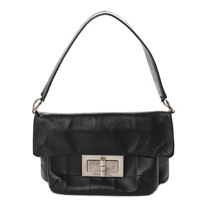 Chanel Lambskin Mademoiselle Chocolate Bar Shoulder Bag Black 1 of 10