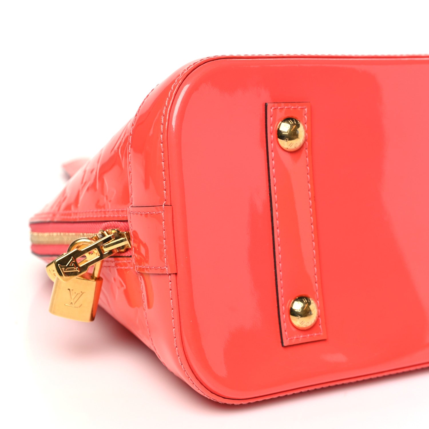 Louis Vuitton Vernis Alma PM Rose Litchi 8 of 11
