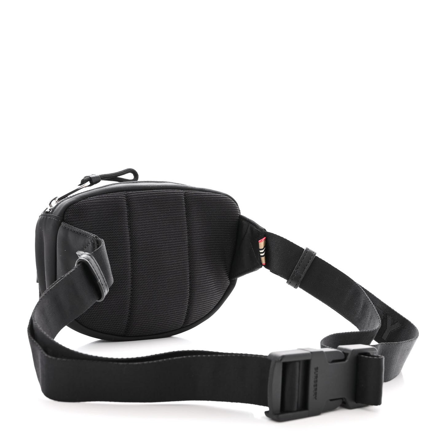 Econyl Logo Print Small Cannon Bum Bag Black
