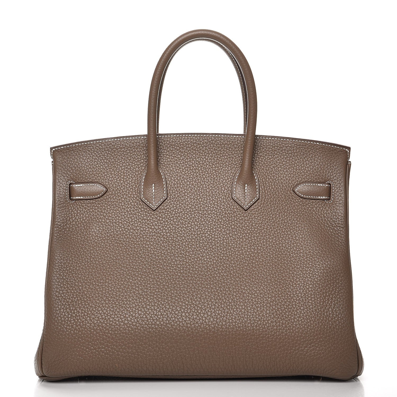 Hermes Taurillon Clemence Birkin 35 Etoupe 5 of 30