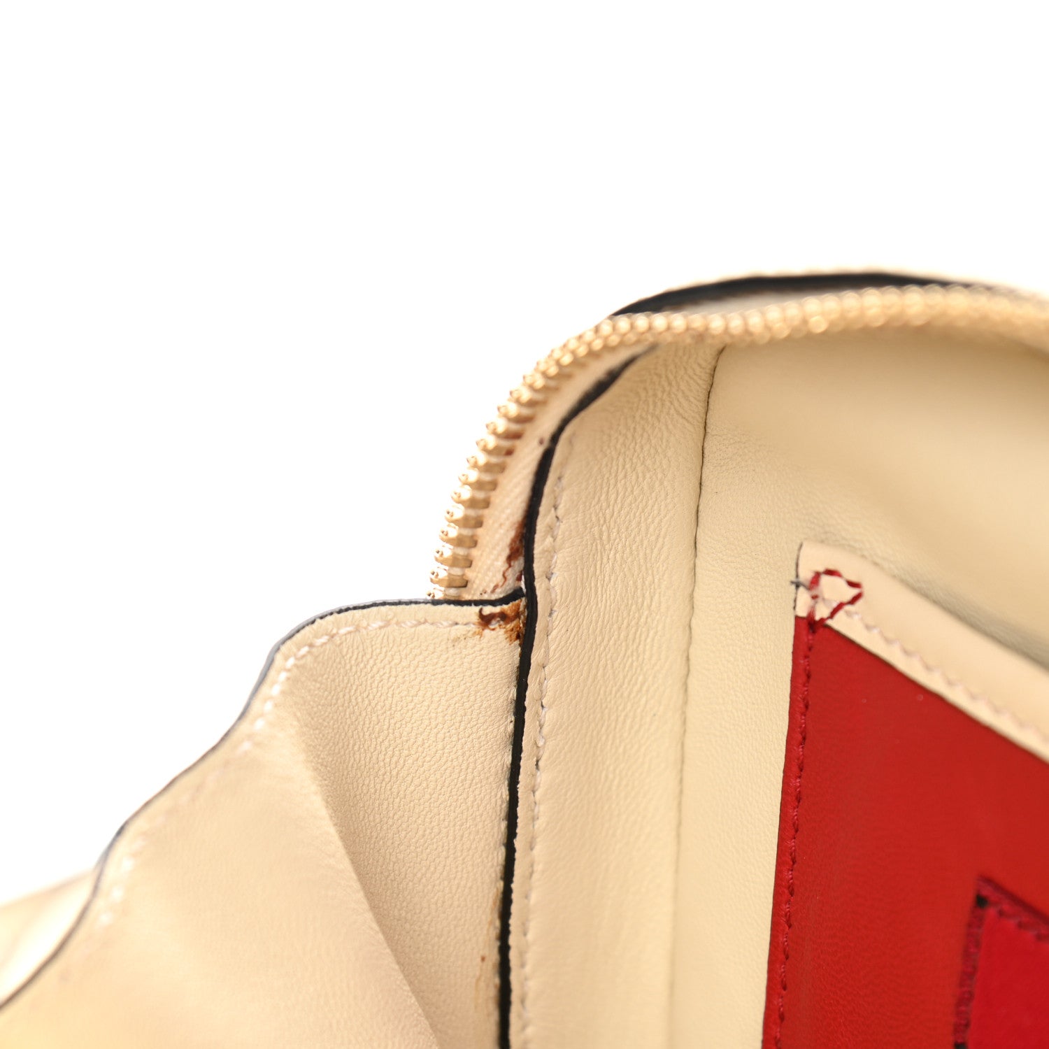 Valentino Garavani Nappa Rockstud Spike Double Zip Camera Crossbody Bag Light Ivory 15 of 16