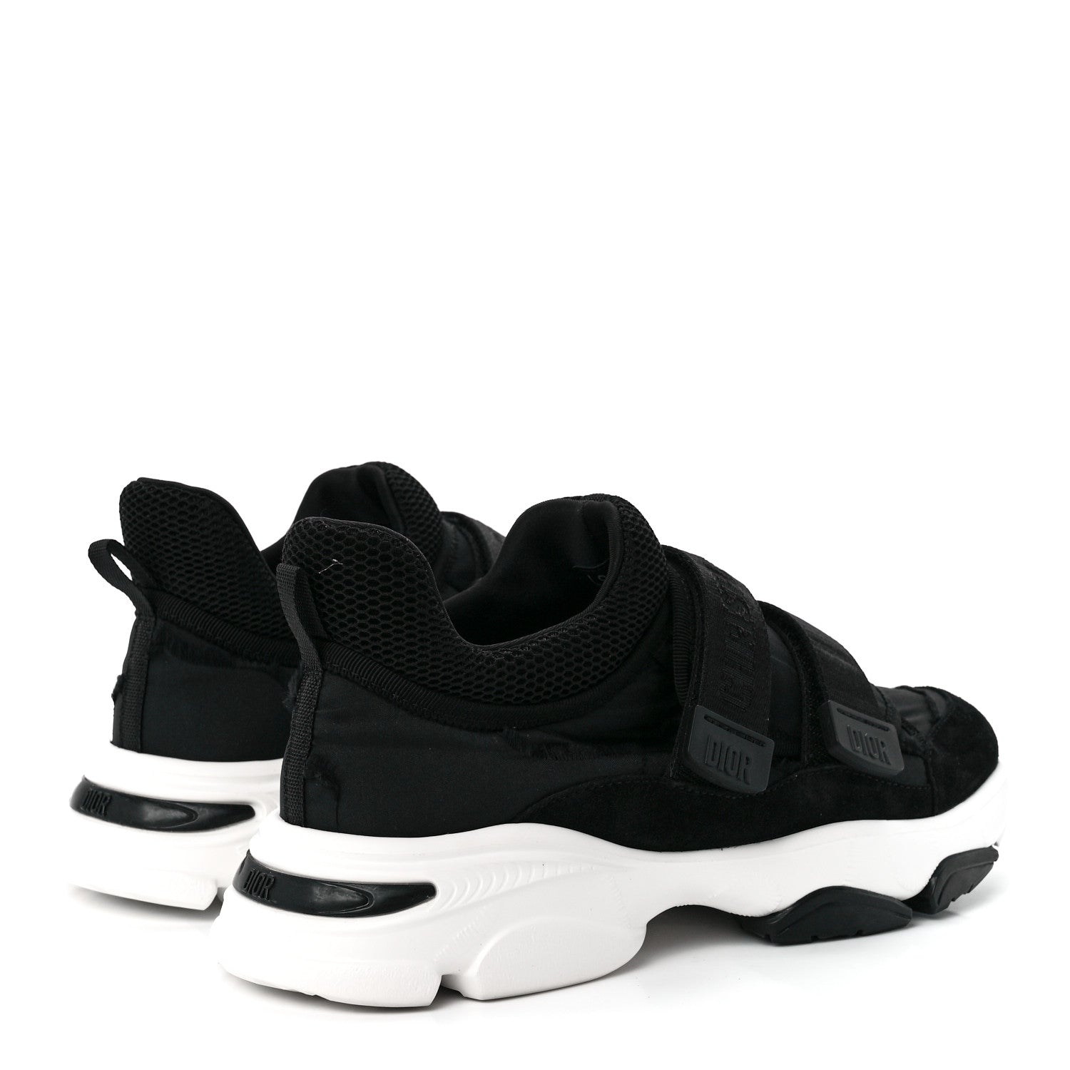 Christian Dior Technical Fabric Nylon Camouflage Womens D-Wander Sneakers 37 Black 4 of 8