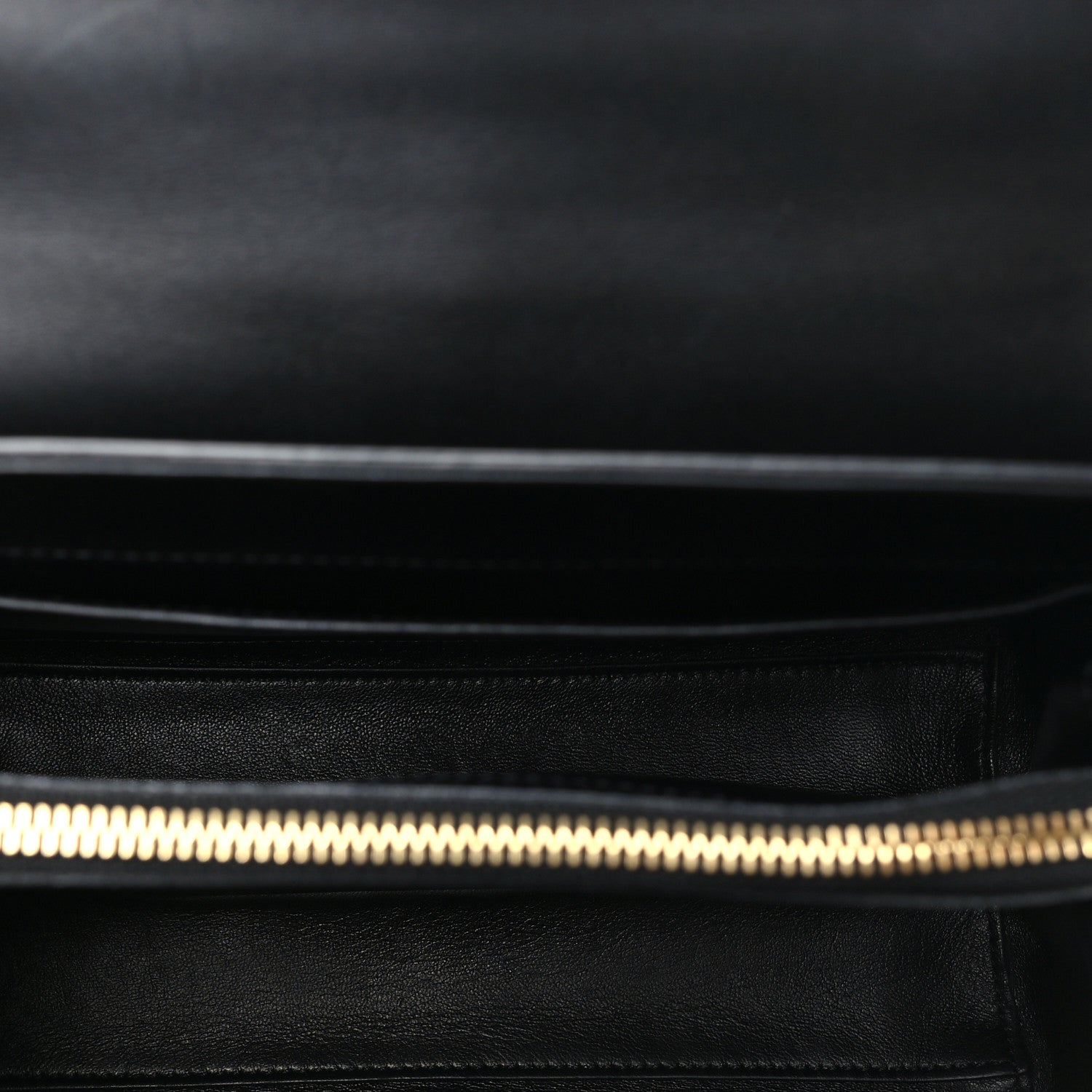 Celine Satinated Calfskin Small 16 Top Handle Bag Black 5 of 9