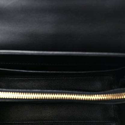 Celine Satinated Calfskin Small 16 Top Handle Bag Black 5 of 9