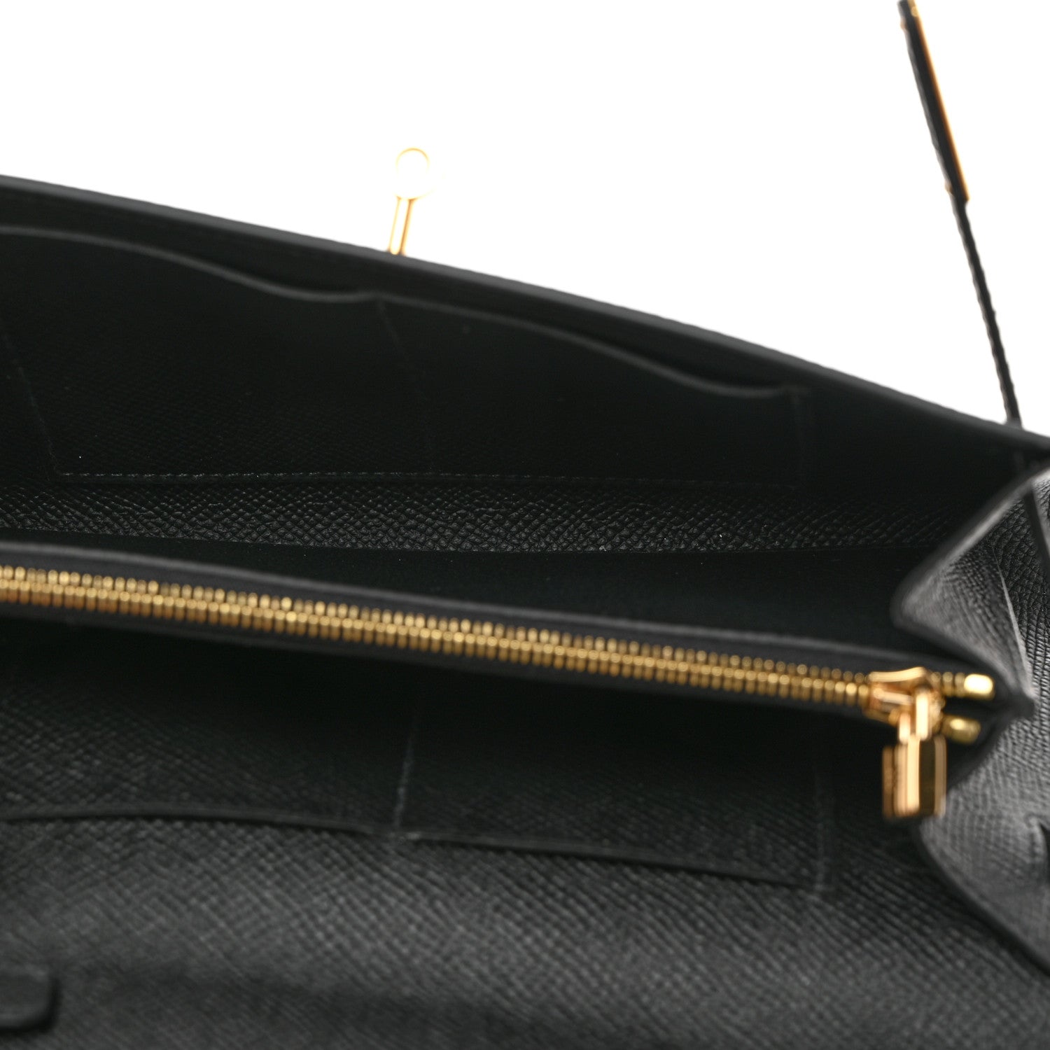 Hermes Epsom Kelly Wallet To Go Black 5 of 9