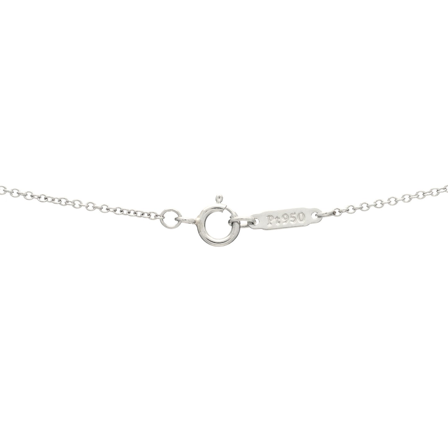 Platinum Diamond Medium Cross Pendant Necklace