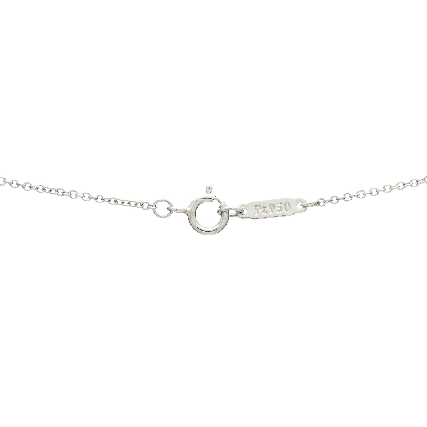 Tiffany Platinum Diamond Medium Cross Pendant Necklace 4 of 6