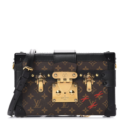 Louis Vuitton Monogram Petite Malle Black 1 of 10