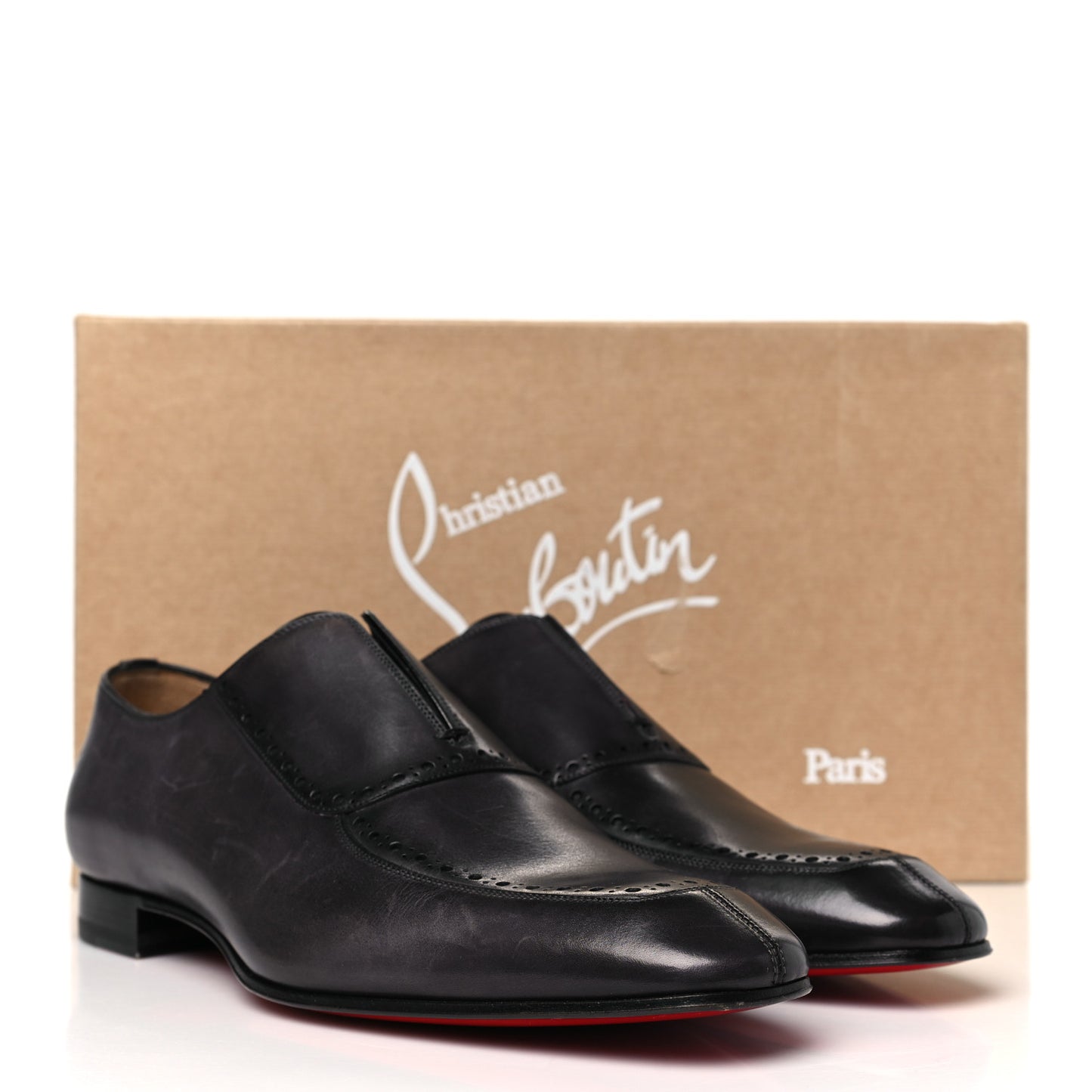 Calfskin Mens Lafitte On Flat Loafers 42 Black