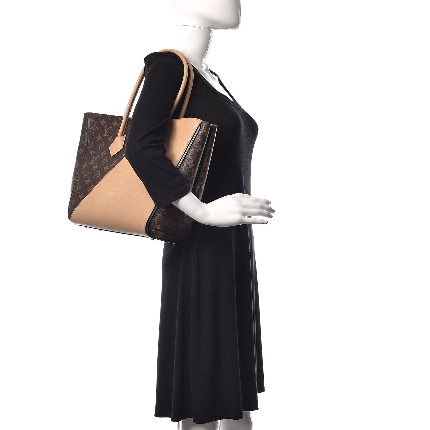 Calfskin Monogram Kimono Tote Dune