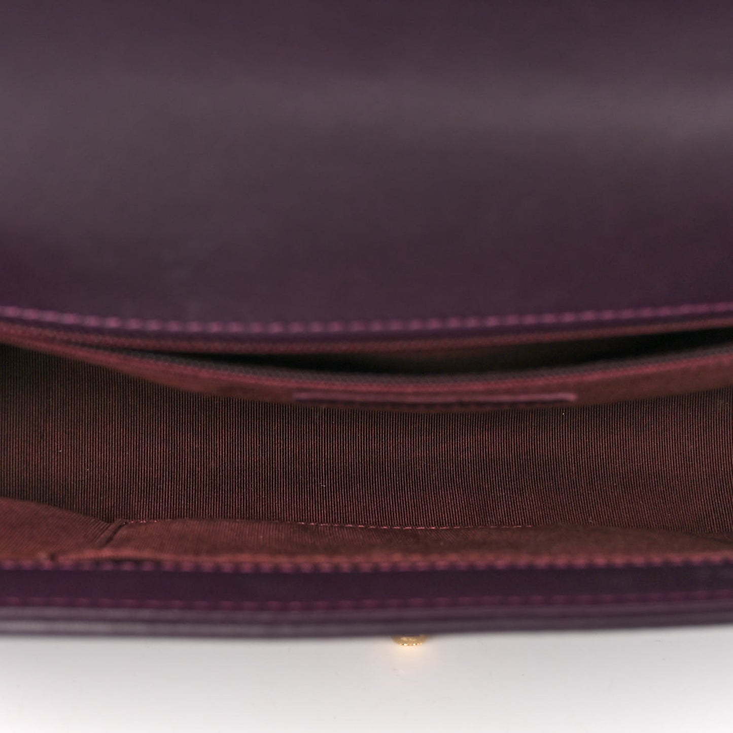 Lambskin Quilted New Medium Boy Flap Dark Purple