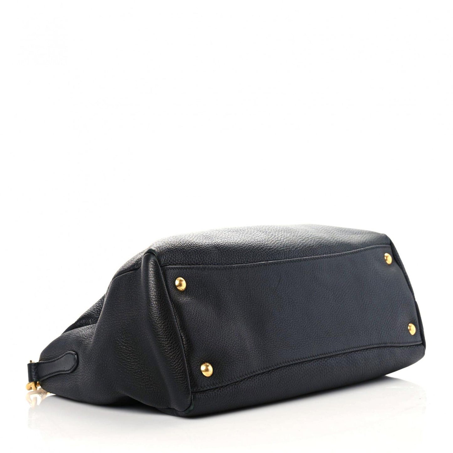 Vitello Daino Tote Black