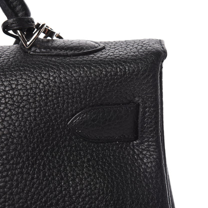 Hermes Fjord Kelly Retourne 40 Black 42 of 47