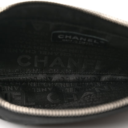 Chanel Satin Camellia Evening Bag Black 5 of 9