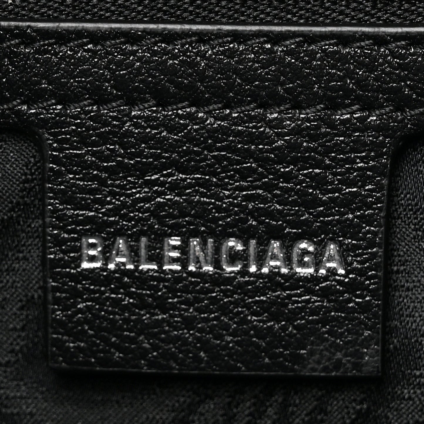 X BALENCIAGA Supreme Monogram Calfskin Web Medium Jackie 1961 Hobo Black