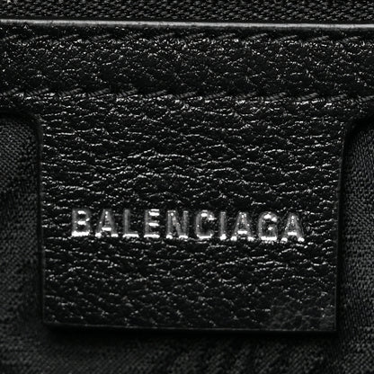 Gucci X BALENCIAGA Supreme Monogram Calfskin Web Medium Jackie 1961 Hobo Black 6 of 10