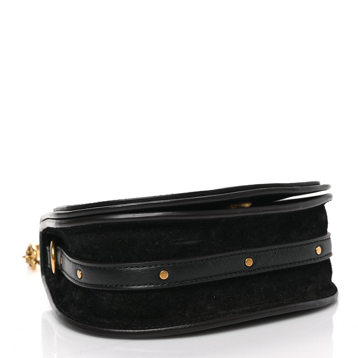 Calfskin Small Nile Bracelet Bag Black