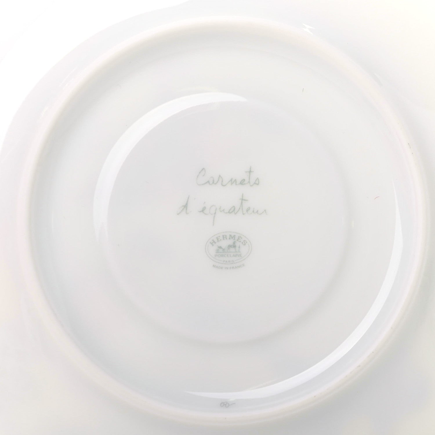Hermes Porcelain Carnets d'Equateur Tea Cup and Saucer Set of 2 7 of 12