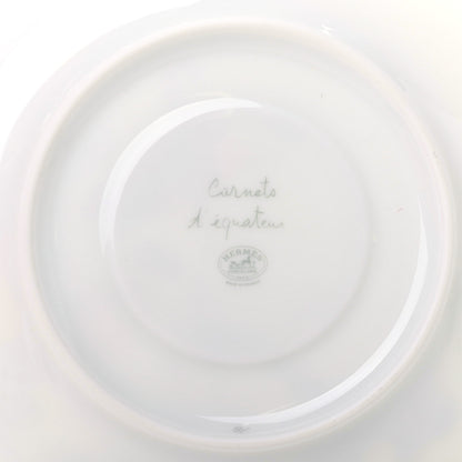 Hermes Porcelain Carnets d'Equateur Tea Cup and Saucer Set of 2 7 of 12